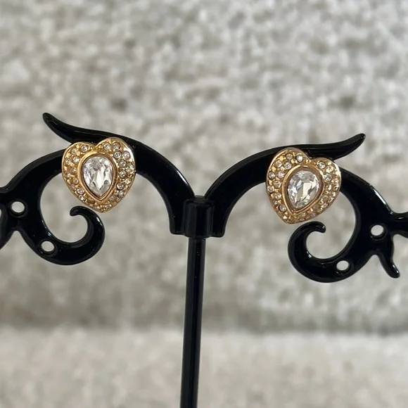 Vintage Swarovski (S.A.L.) Heart Necklace & Earrings - Picture 8 of 15